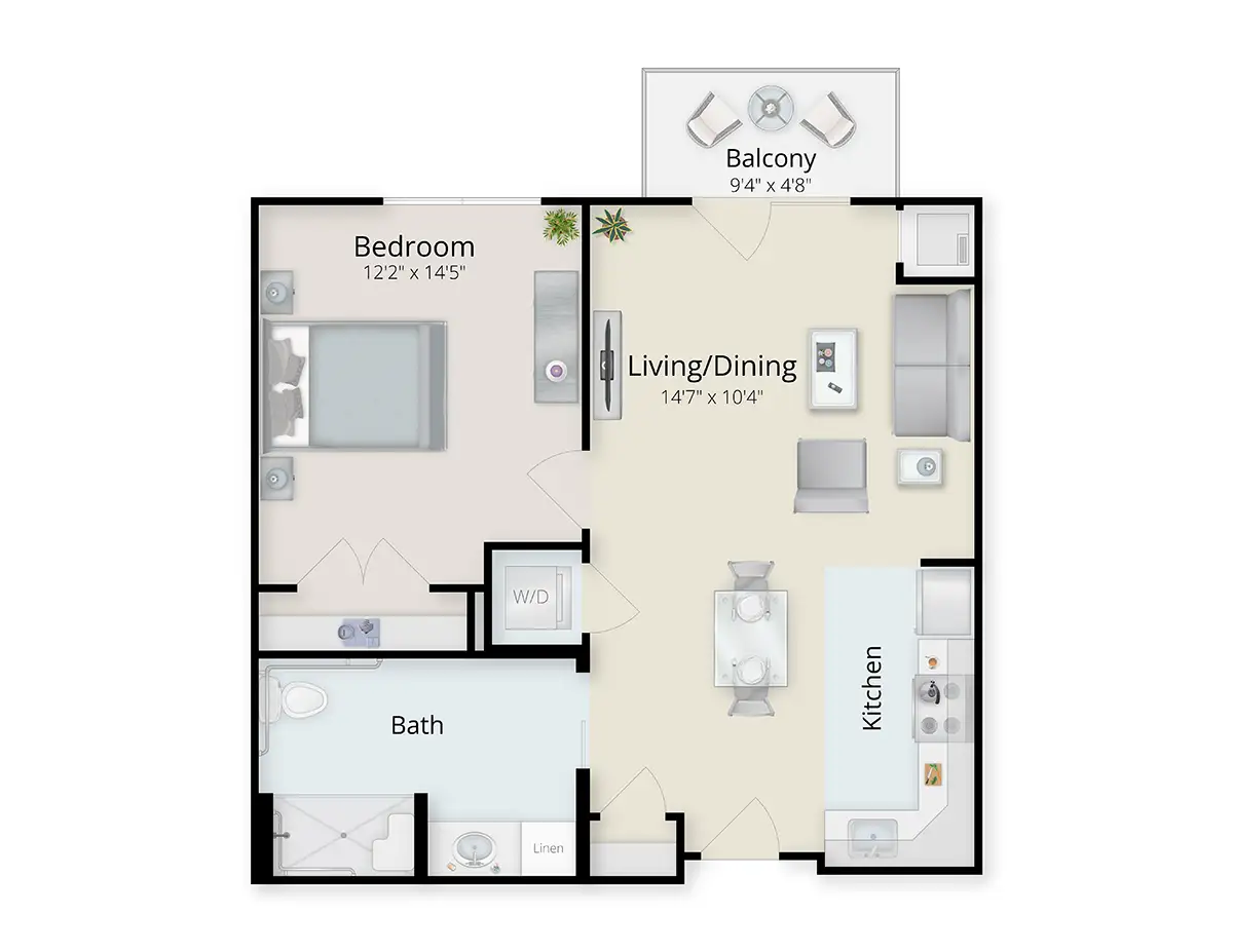 Independent Living One-Bedroom Independent Living One-Bedroom